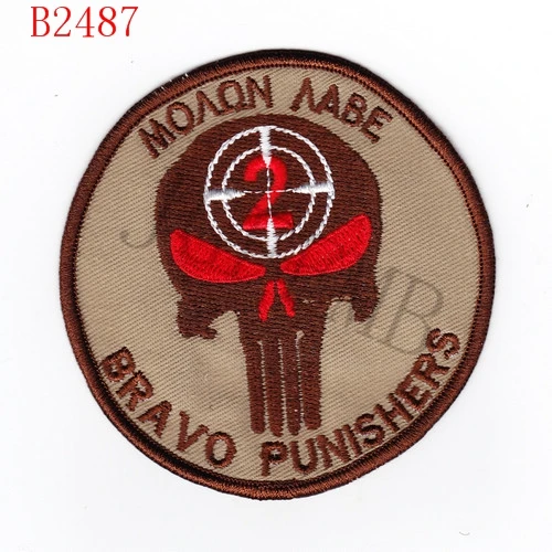 DEVGRU NSWDG команда печати Браво два Черепа спартанская моральная вышивка|embroidery