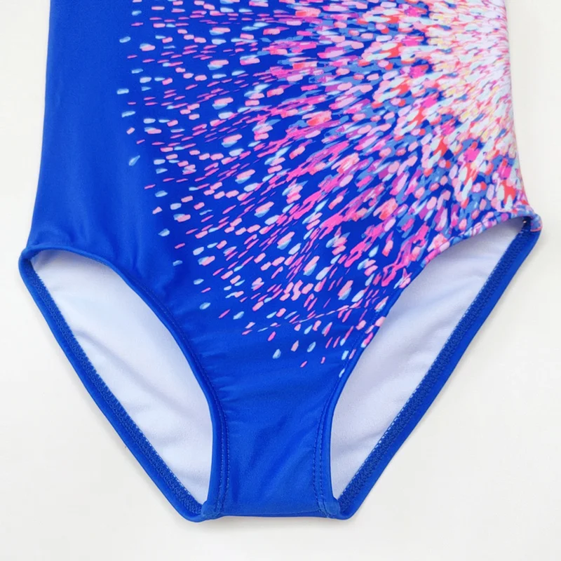 Детский купальник для девочек детский с ярким цветным светящимся эффектом и