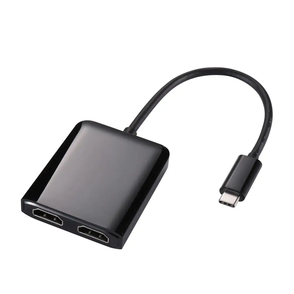 4k HD Dual-screen USB-C To Dual HDMI Adapter 4K @ 60hz Topoint C-to-HDMI Converter For MacBook / Pro 2016/2017/2018 Sams | Электроника