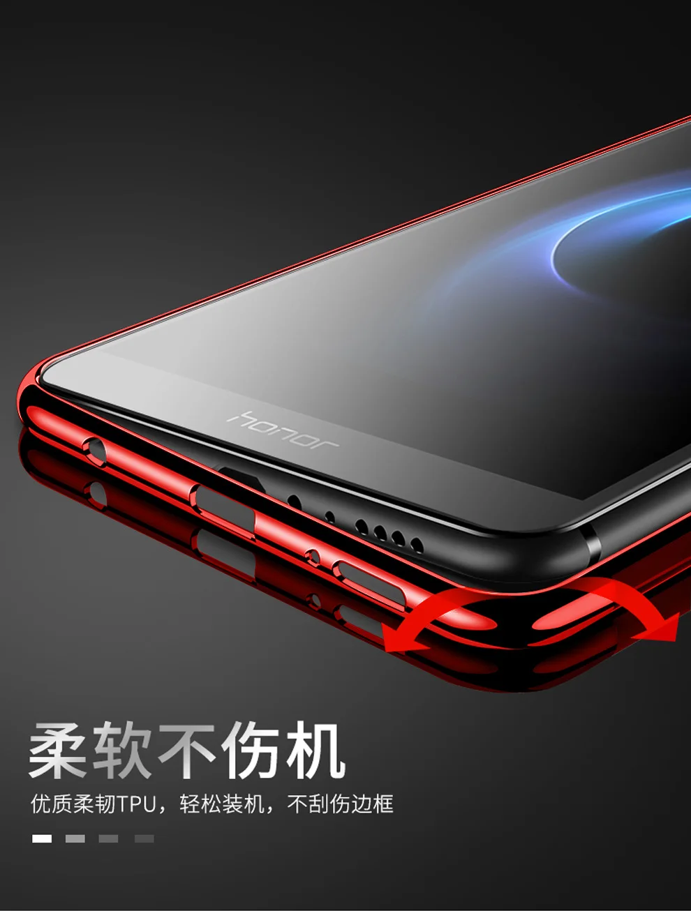 Для Huawei Honor 7 x Чехол Мягкий ТПУ чехол с покрытием на Honor 7X Прозрачный чехол Чехол для Huawei Honor 7x7 X Чехол Coque Capa