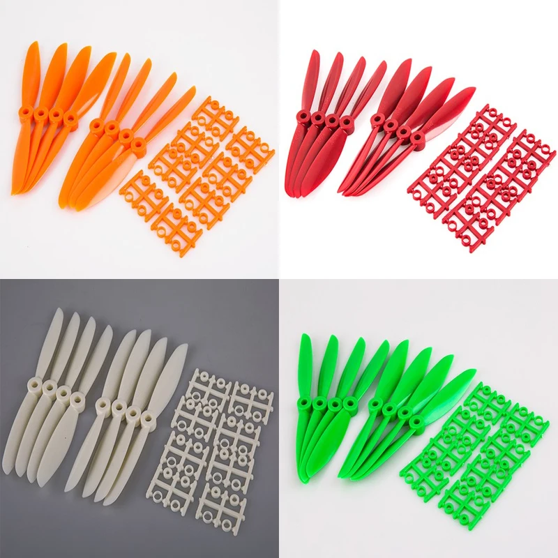 

4pairs/Bag Rctimer 6x4.5'' 6045 CW CCW Propellers with Adapters Props NY6045 for FPV Multirotor