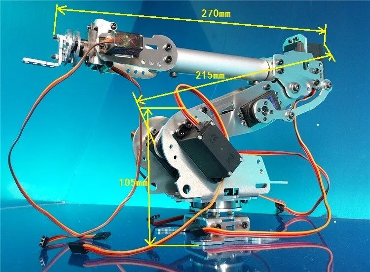 Abb промышленная Роботизированная модель 7 dof роботизированная рука с рамой