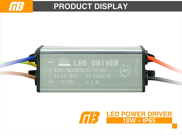 Светодиодный драйвер 10 Вт 20 Вт 30 Вт 50 Вт 70 Вт преобразования AC85-265V для DC22-38V без мерцания светодиодный драйвер "сделай сам" для потолочные светильник Точечный светильник IP67 Водонепроницаемый