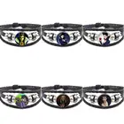 EJ глянцевые ювелирные изделия в стиле хип-хоп со стеклом Кабошон Черный Кожаный браслет для девочек ручной работы подарок зло для королевы