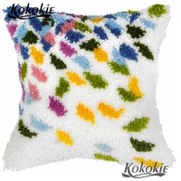 diy pillowcase embroidery Latch hook  kits Cross Stitch Needlework set Crocheting Rug Patchwork Pillowcase 3d carpet cushion