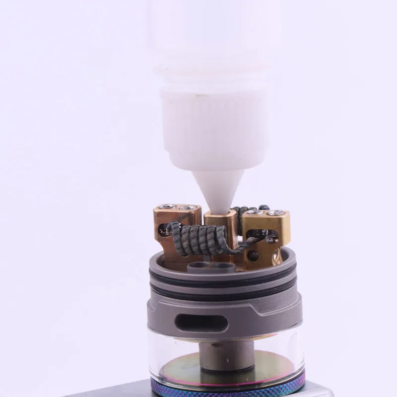 Новый XFKM 24 мм RDTA DIY двойные катушки 3 мл Большой Емкости Распылитель 510 Резьбовая