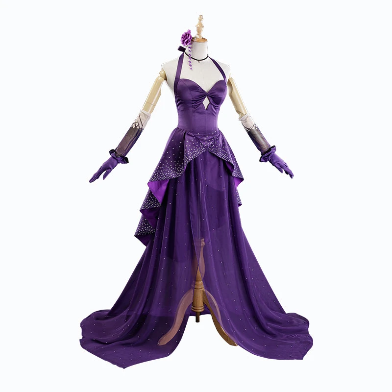 Fate/Grand Order FGO Lancer Scathach 2-я Юбилейная униформа косплей костюм женское платье костюмы