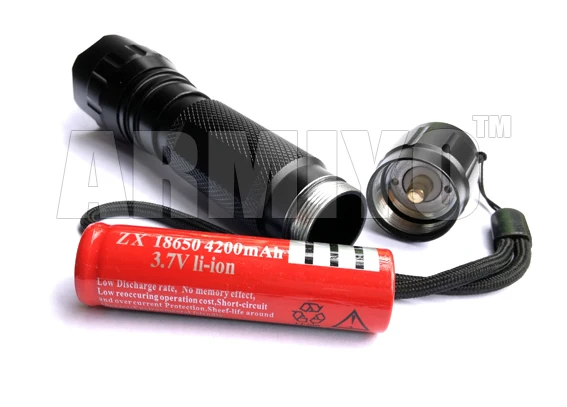 Armiyo 501B 5 режимов (Hi Mid Low Strobe SOS) светодиодный тактический вспышки светильник 1300
