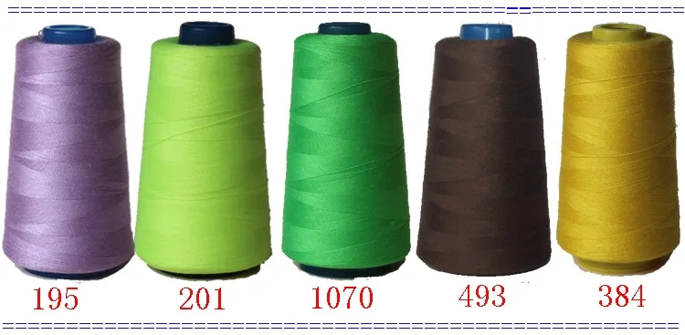 Продажа качество 40 S/2 прочная полиэфирная швейная нить для оверлог 3000 ярдов в