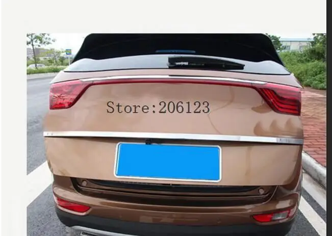 Для Kia Sportage QL хромированная Задняя Крышка багажника Обшивка люка дверная ручка молдинг украшение полосы Стайлинг