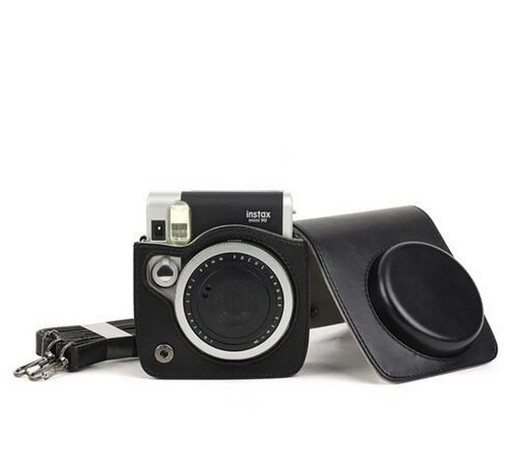 Чехол-сумка для камеры Fujifilm Instax Mini 90 NEO из искусственной кожи с плечевым ремнем Instax Mini 90 Чехол-сумка защитный чехол