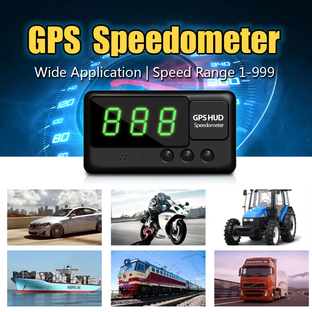 Популярный C60 GPS Спидометр для автомобиля HUD Дисплей на лобовом стекле лучше