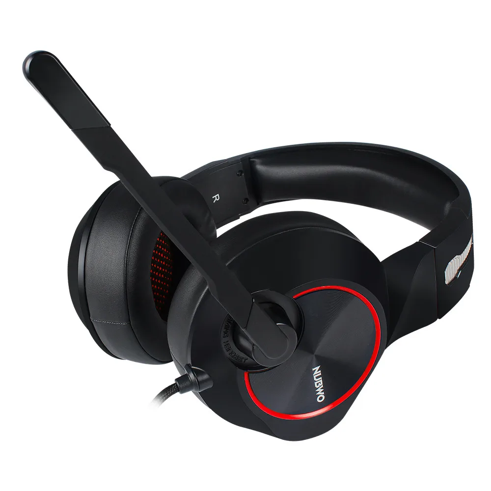 Xiberia Nubwo бренд N11 PC Gamer гарнитура USB 7,1 канальный звук бас шлем компьютерные игровые наушники с микрофонами светодиодный светильник