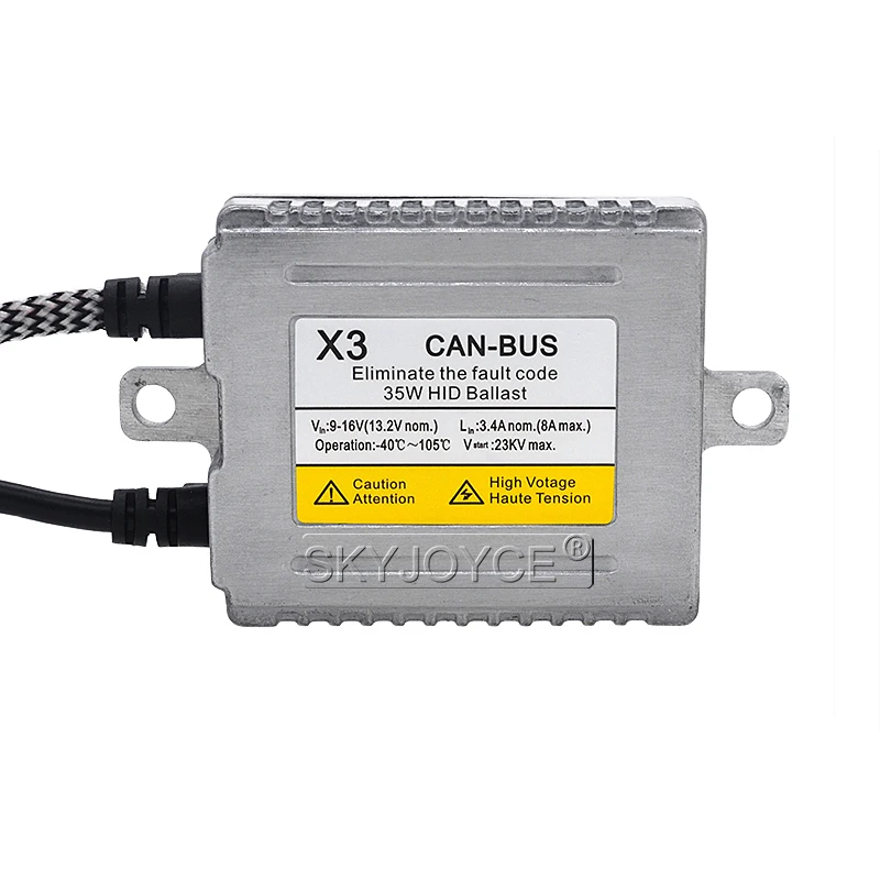 12 В AC 35 Вт Canbus HID балласт для автомобильных фар Ксенон H7 H1 H11 D2H набор ламп DLT X3 без
