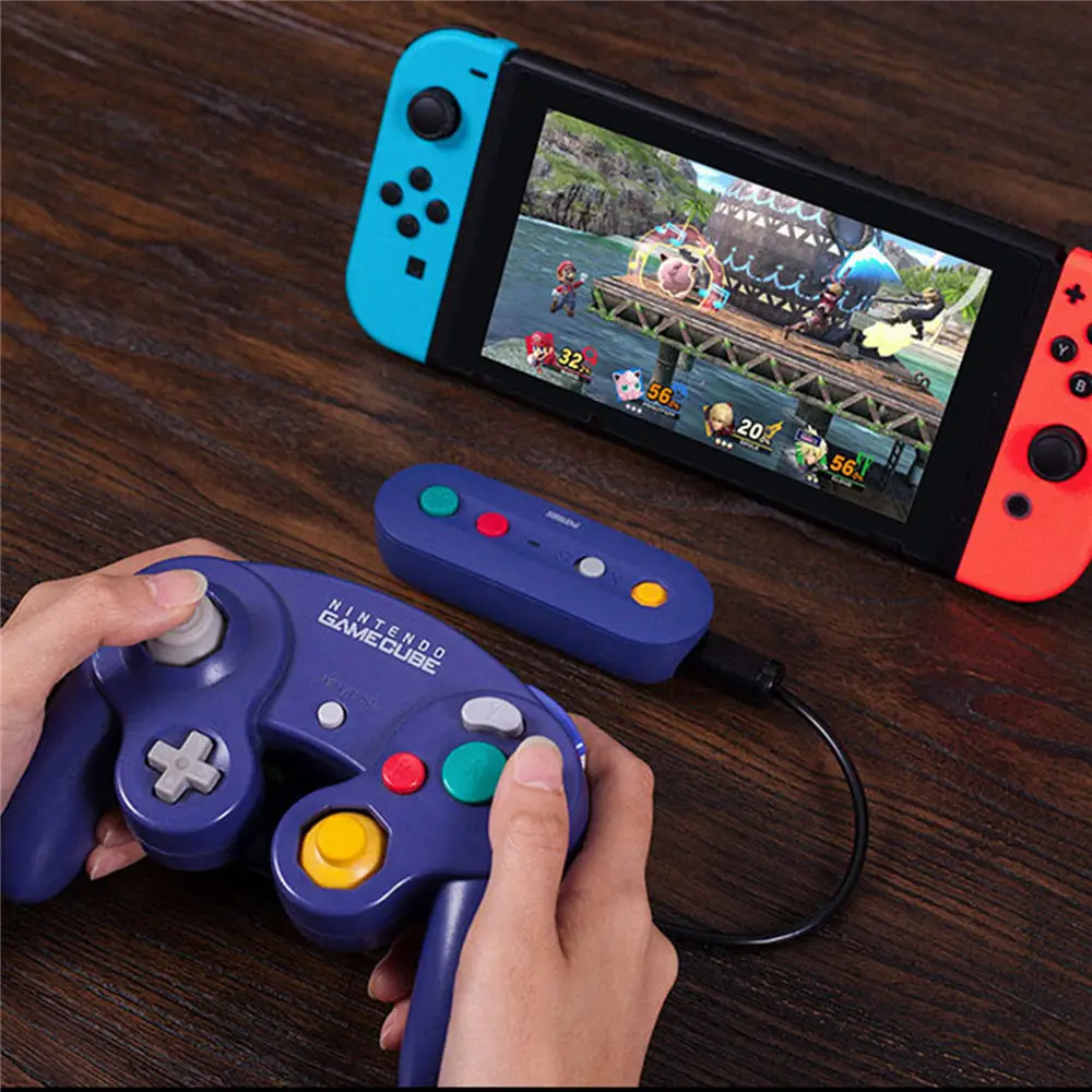 Геймпад 8bitdo Gbros Bluetooth Беспроводной адаптер с USB кабелем для NGC/WII/SNES NS переключатель