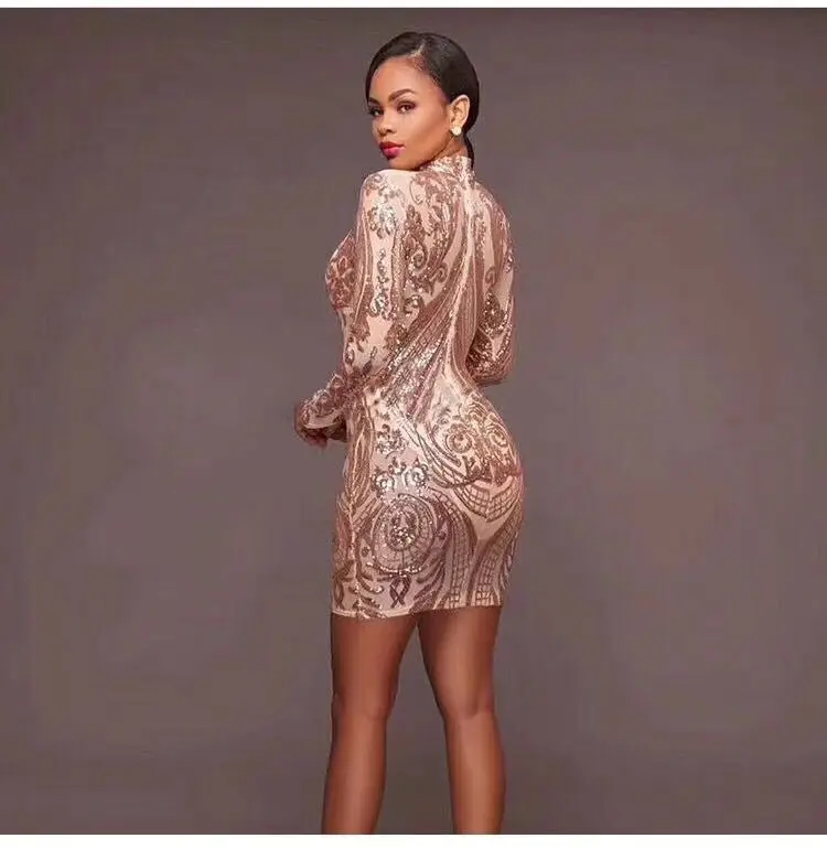 Высокое качество 2018 новое зимнее женское платье оптовая продажа золотое синее