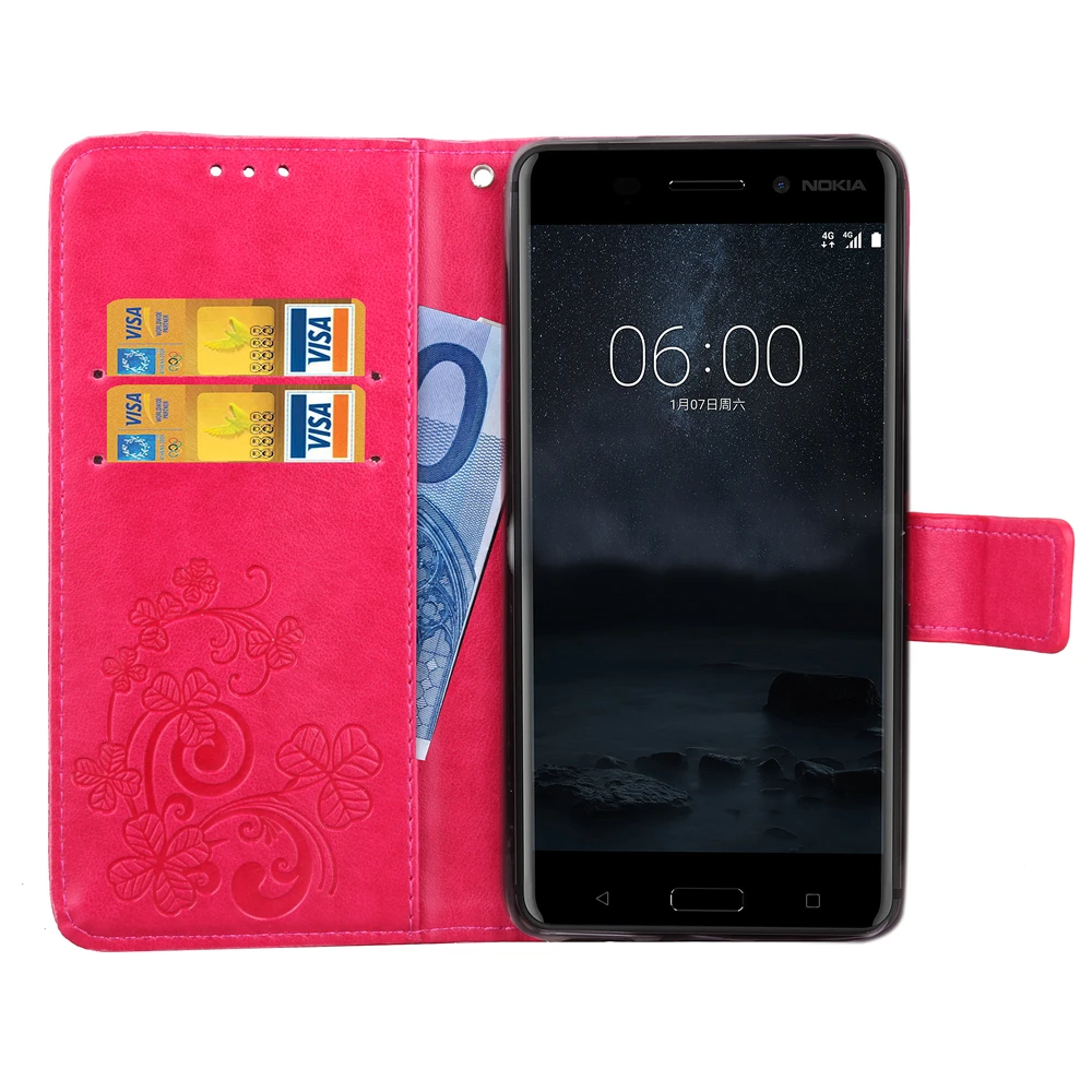 Модный Ударопрочный Мягкий чехол 5 &quotдля Nokia 6 для 2018 телефона с объемными цветами