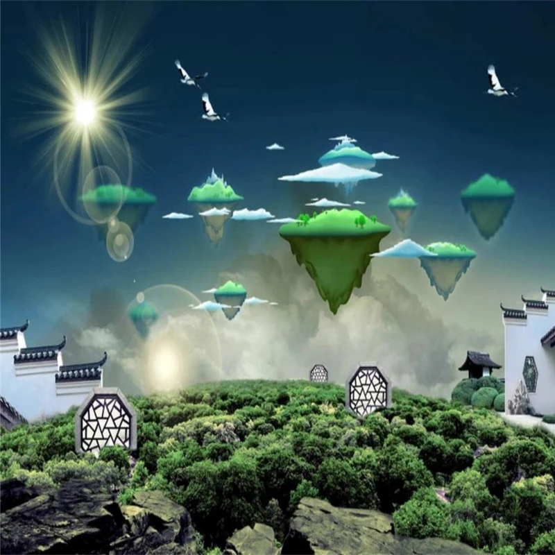 

beibehang Custom 3D Wall paper Ultra HD heavenly human mural sofa living room bedroom dining room TV backdrop wall decor