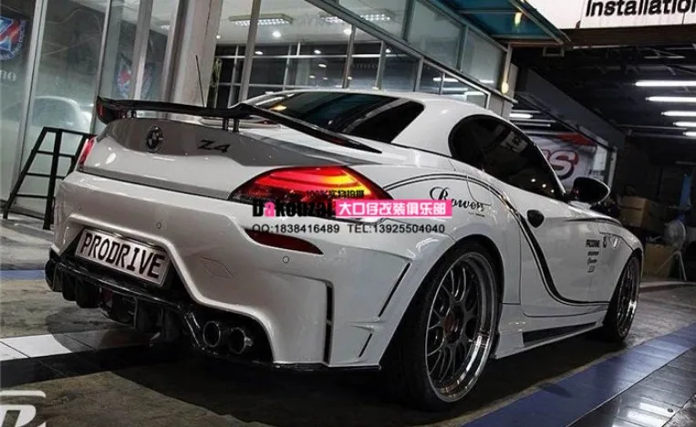 HLONGQT спойлер из углеродного волокна для BMW Z4 E89 2009.2010.2011.2012.2013.2014.2015.2016