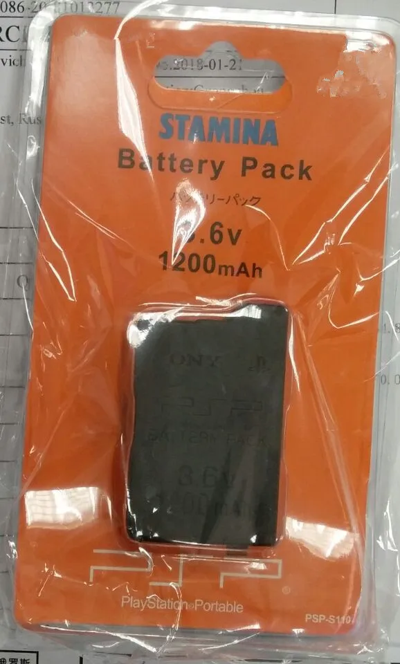 Высококачественная НОВАЯ тонкая аккумуляторная батарея PSP 2000 3000 2400 мАч 3 6 В для