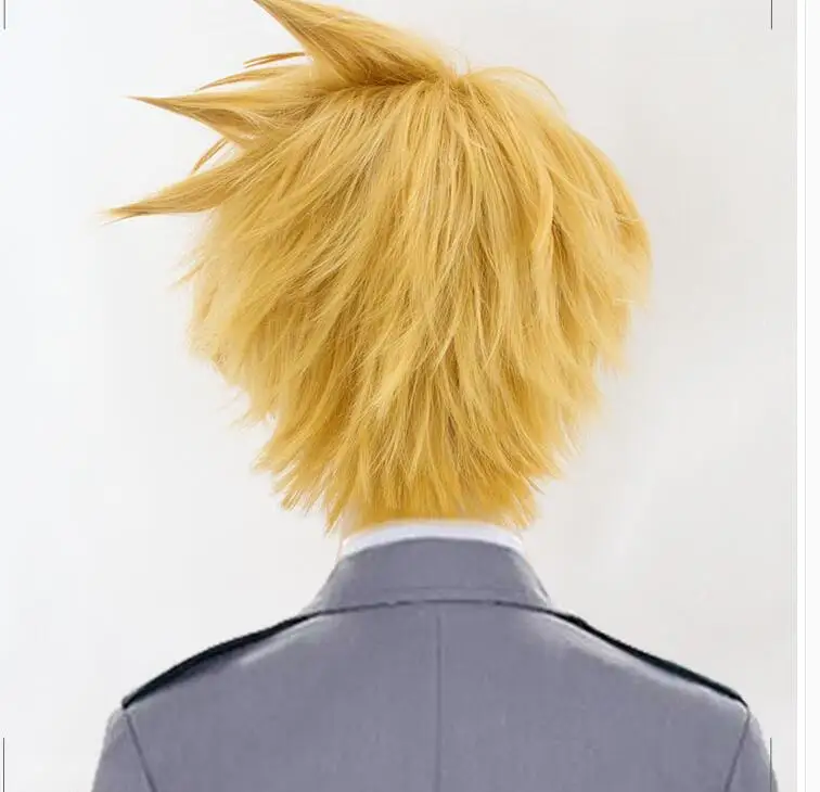 Новинка высокое качество Kaminari Denki парик для косплея My Hero Academy Play костюм на