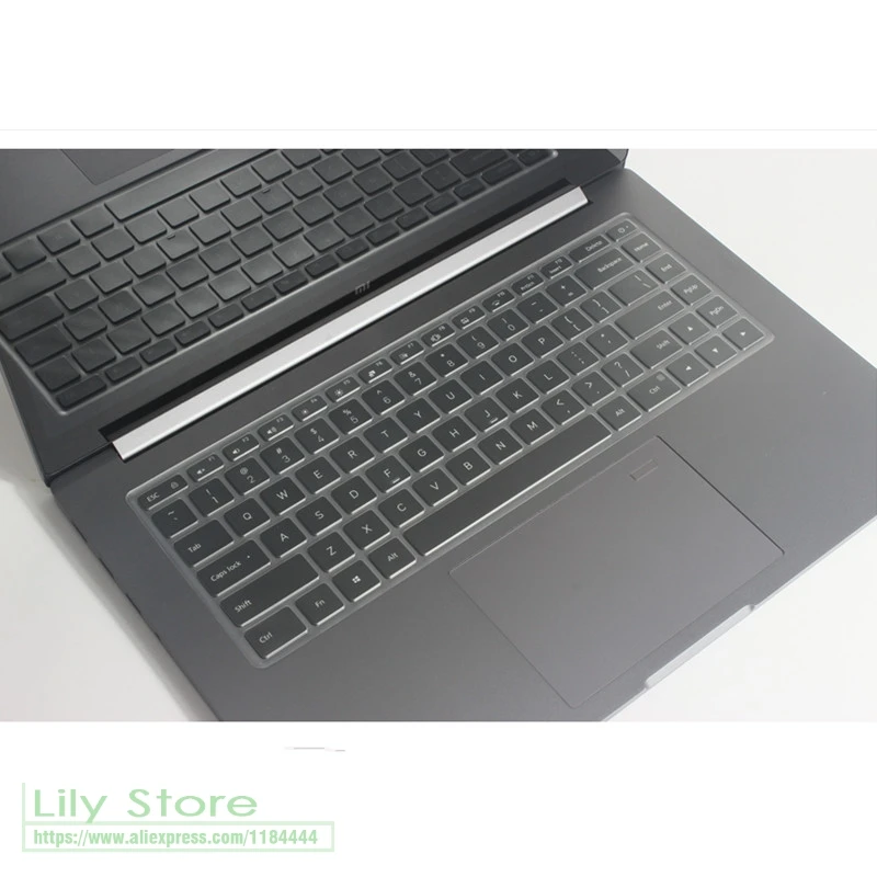 Ультратонкий прозрачный защитный чехол из ТПУ с клавиатурой для Xiaomi Mi Notebook Pro 15 6