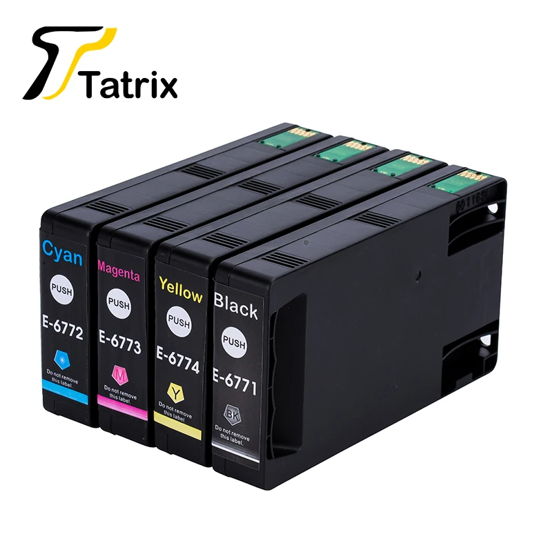 Совместимый чернильный картридж Tatrix для Epson T6771 T6772 T6773 T6774 трудоустройств Pro