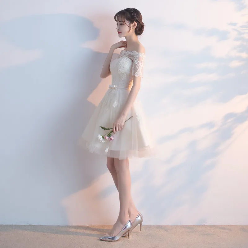 Выпускные платья vestidos гала линии Короткие 2017 Fahion Scoop Средства ухода за кожей шеи