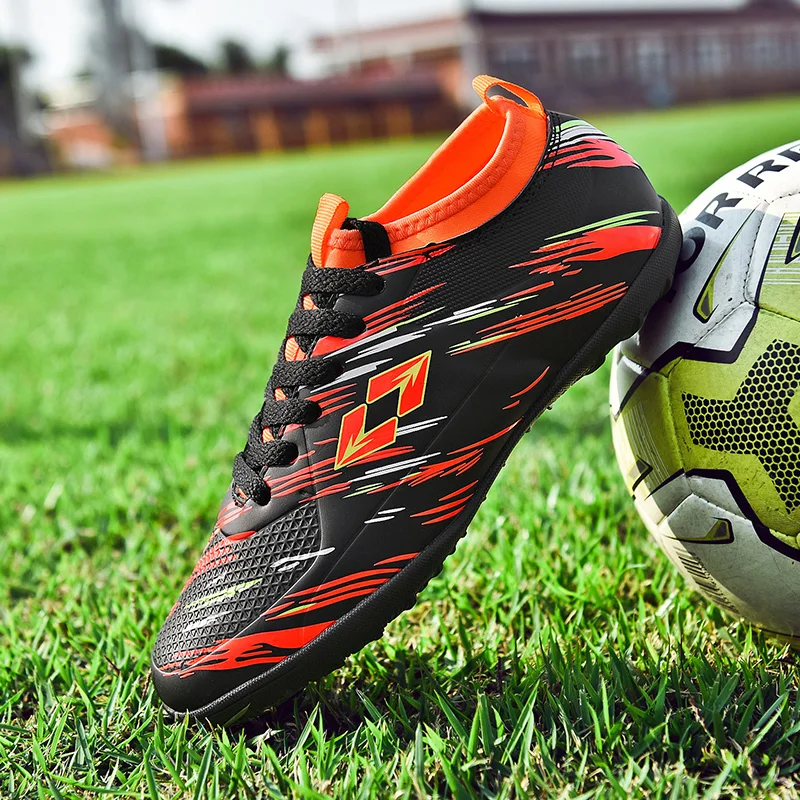 New Arrival Adults Men's Outdoors Soccer Cleats Massage Enfant School Football Professional Kids Sneakers Max Size 44 | Спорт и