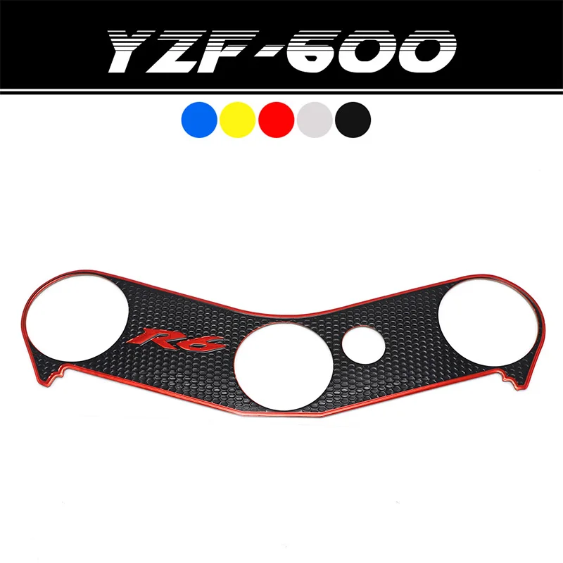 

For YAMAHA YZF R6 YZFR6 YZF-R6 Top Clamp Upper Front End Decal Motorcycle Sticker Protection Pad Triple Tree 2006 – 2016