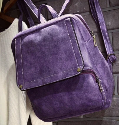 Модный женский милый рюкзак из искусственной кожи для девушек простой