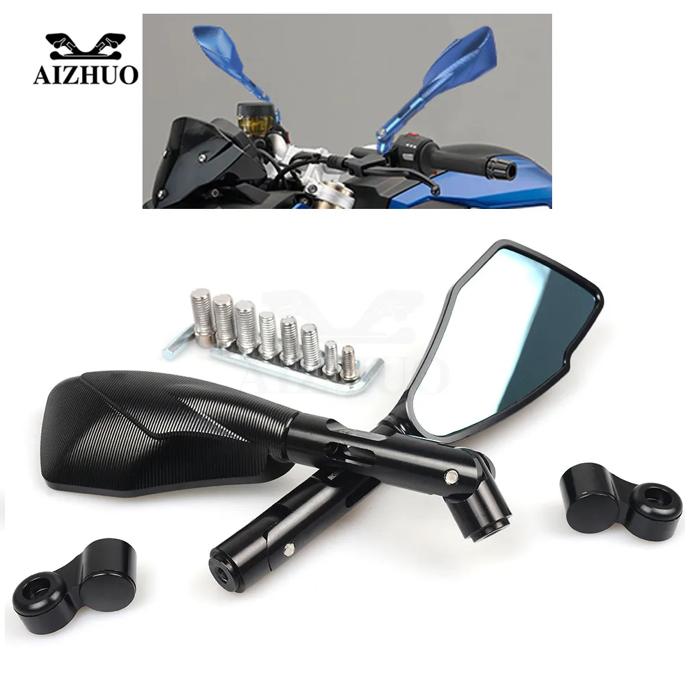 Универсальные зеркала заднего вида для мотоцикла с боковое зеркало bmw F800R R девять