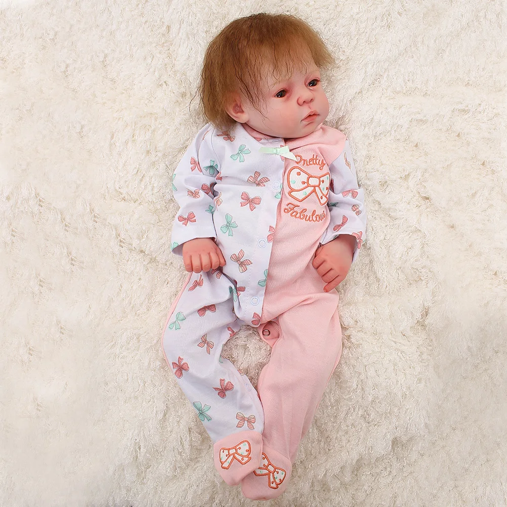 

OtardDolls 20"50cm Full Silicon bebe reborn dolls Clear blood vessel For Children Birthday gift bonecas lovely realistic toy