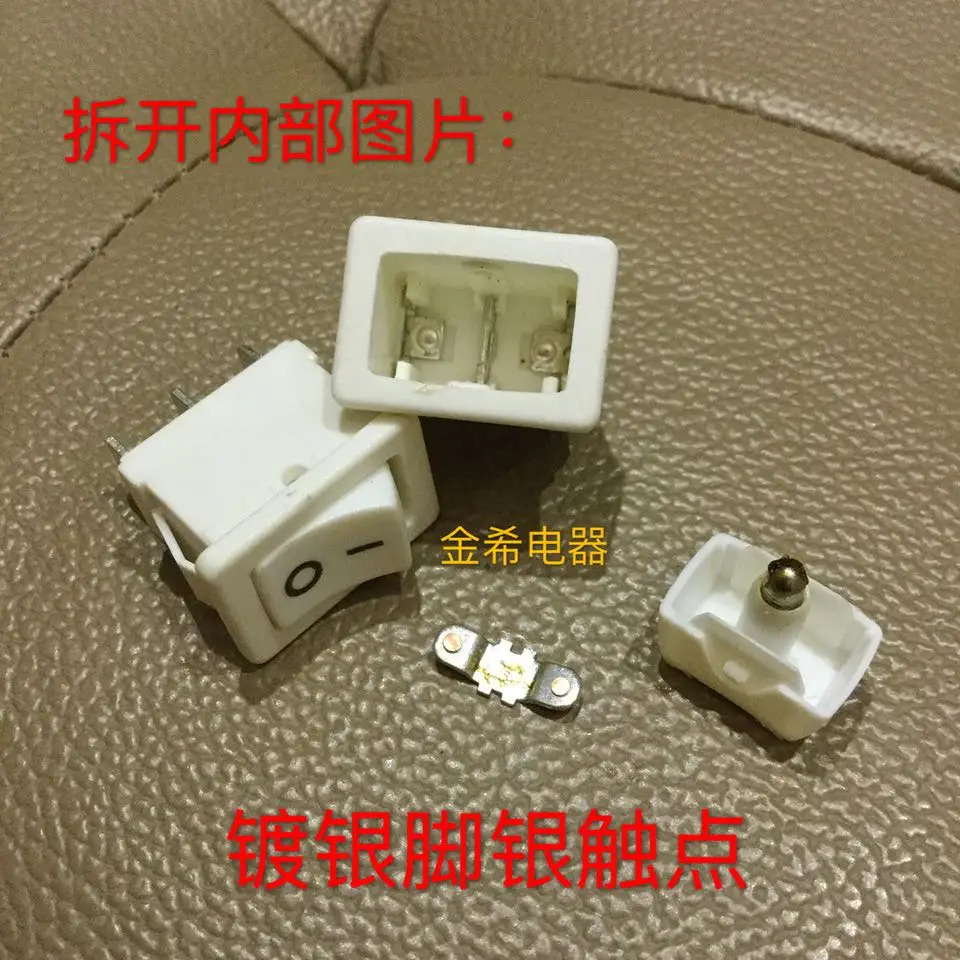 Оригинальный новый 100% 6A 250В кулисный переключатель 3pin 2gear JS 606|Выключатели| |