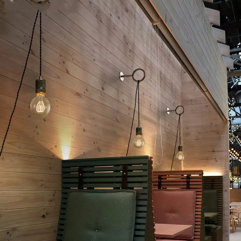 Vintage Punk Ring Led Wall Lamp Nordic Sconce Mirror Light Retro Loft Industrial Home Decor Lights Lampadario | Освещение