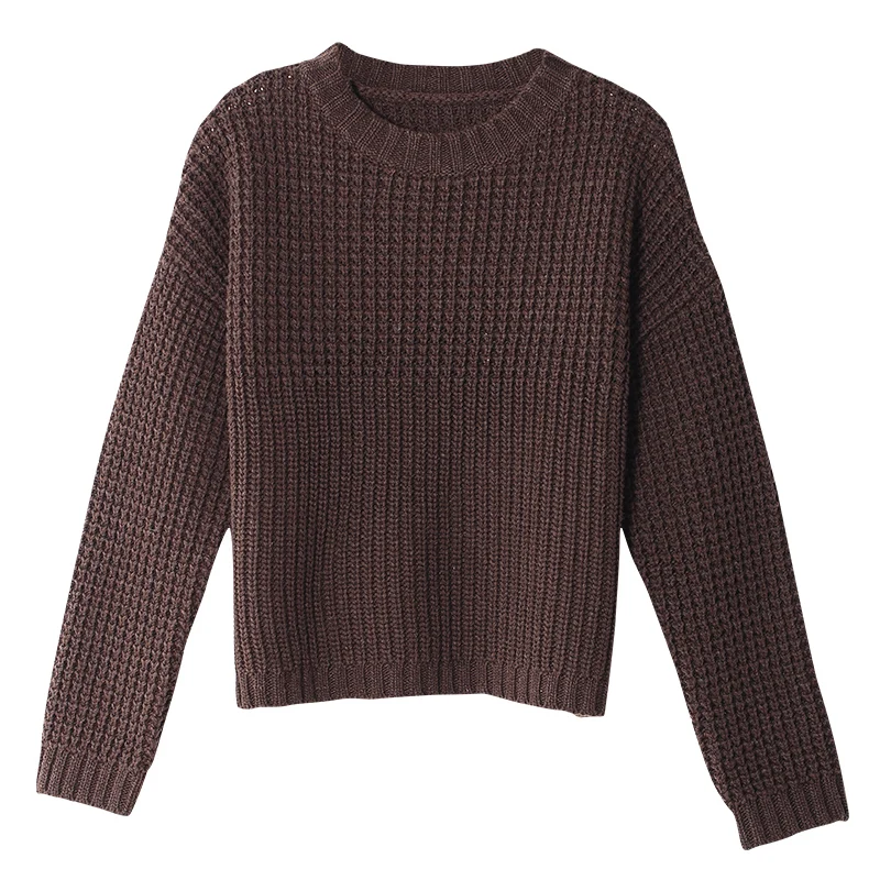 Toyouth Winter Women Sweaters and Pullovers Korean Style Long Sleeve Casual Troict Sweater Solid Knitted Jumpers Sweter Mujer | Женская