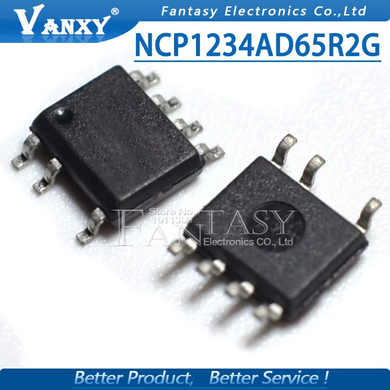 10 шт. NCP1234AD65R2G лапками углублением SOP-7 ЖК-дисплей NCP1234AD65 SOP7 NCP1234AD65R NCP1234AD65R2 34A65 стандартного режима работы