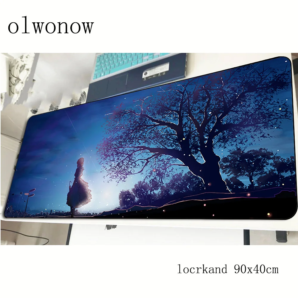 Фиолетовый Коврик для мыши evergarden 90x40 см восхитительный игровой коврик геймерский