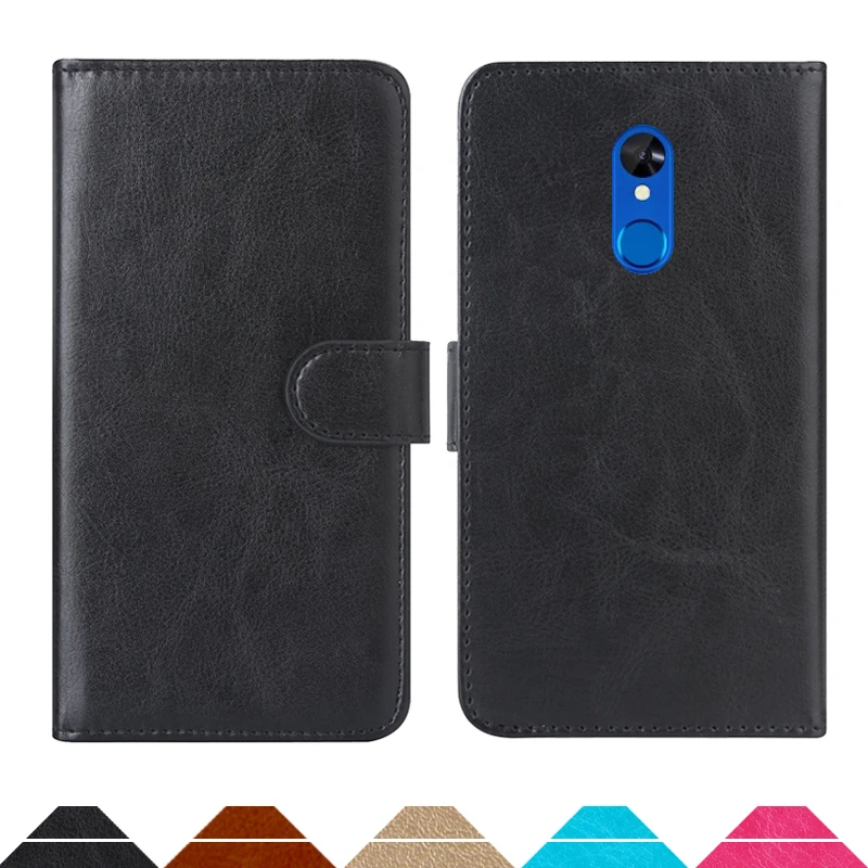 

Luxury Wallet Case For Vernee M6 PU Leather Retro Flip Cover Magnetic Fashion Cases Strap