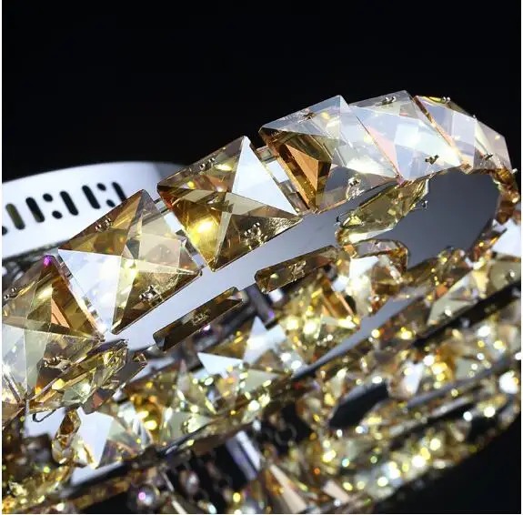 Современные хрустальные люстры из нержавеющей стали краткие светильники для