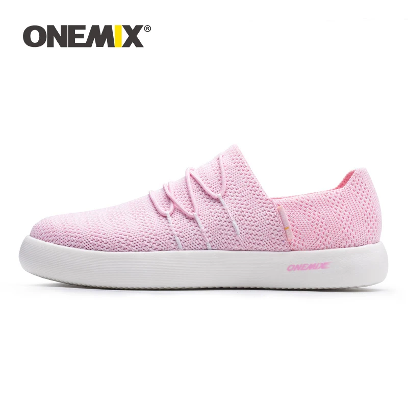 ONEMIX/обувь на плоской подошве; женские кроссовки; коллекция года; сезон лето; дышащая легкая обувь без застежки; Лоферы для прогулок и бега; размер 43