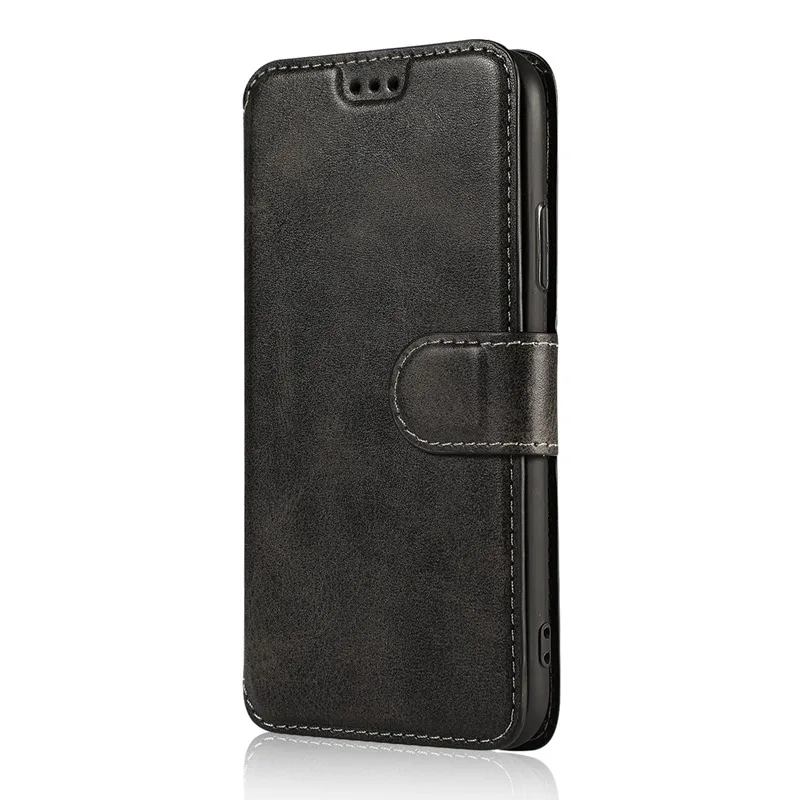 Классический кожаный флип кейс KISSCASE для iphone X XR XS MAX 7 8 6 6S Plus чехлы карт 5 5S SE бизнес