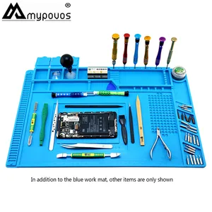 Термостойкая паяльная станция BGA коврик паяльный силиконовый тепловой пистолет изоляционная накладка Инструменты для ремонта площадка для обслуживания Настольный коврик
