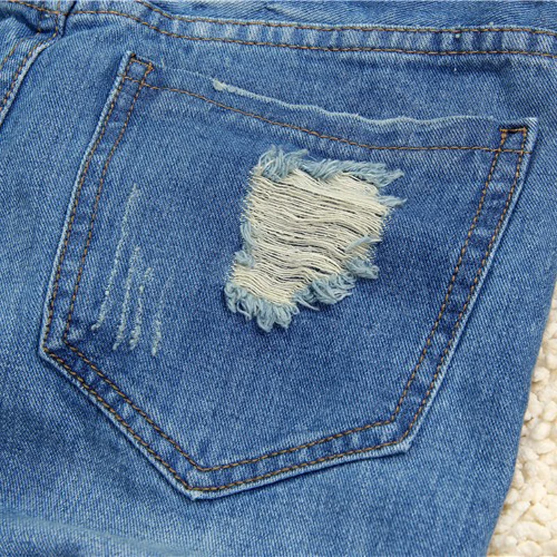 Женские рваные джинсы Sokotoo Модные свободные бойфренды с дырками|boyfriend jeans|boyfriend jeans