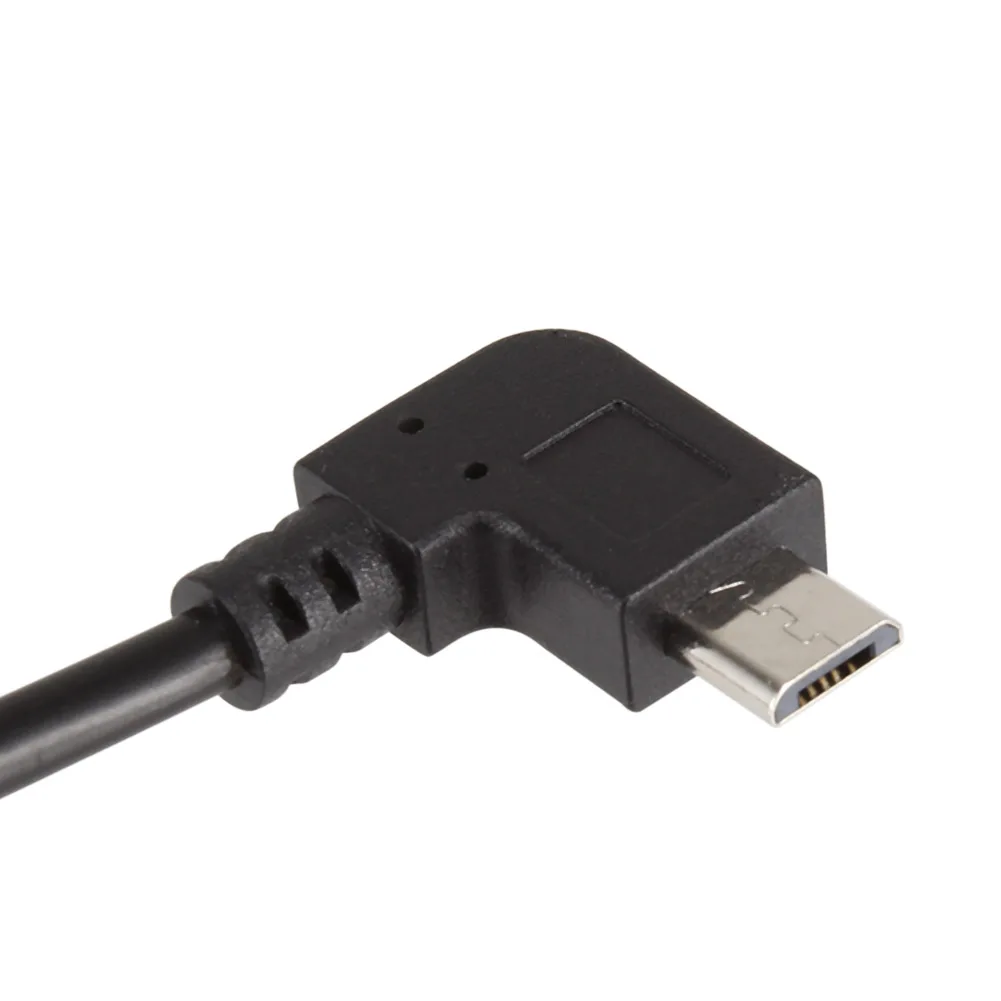 Кабель-удлинитель Micro USB 90 градусов 20 см | Электроника