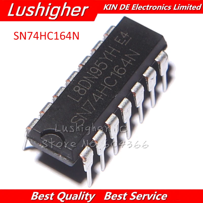 10 шт. 74HC164 DIP SN74HC164N DIP14 74HC164N IC новый оригинальный|Интегральные схемы| |