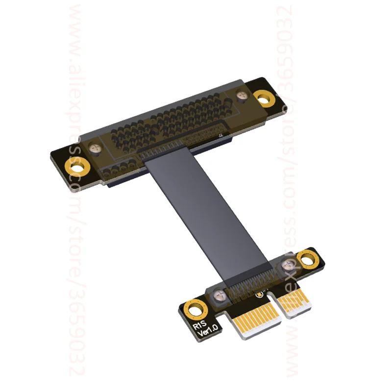 Кабель PCIe 3 0x1 штекер на гнездо x4 защита от электромагнитных помех 8G/bps PCI E III 1x 4x