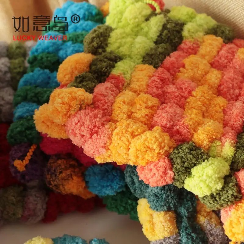 150 г/мяч толстые полиэфирные шарфы пряжа шар Жемчужная Нить тканая ручная вязка