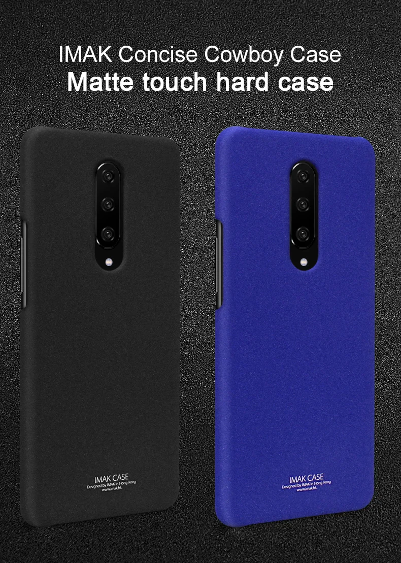 Imak матовый жесткий чехол в ковбойском стиле для Oneplus 7 Pro Oneplus7Pro матовый чехол из поликарбоната с защитой от скольжения и отпечатков пальцев