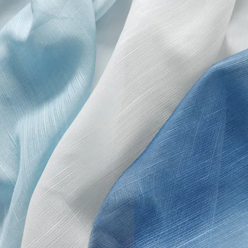 Tulle Color 1 MAKEHOME, красивые оконные шторы для гостиной, цветные полосы, высокий оттенок, тюль, занавески для спальни, Индивидуальный размер, домашний декор - Цвет: Tulle Color 1